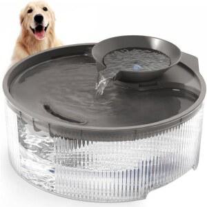 음수기 음수대 정수기 분수대 Sponge Pet 1PC 급수기 개 대형견용 그릇 Fountain 168oz/5 디스펜서 자동 물 Filter 분수