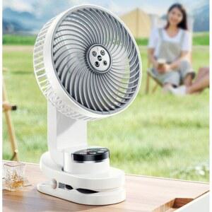 집게 선풍기 대용량 일반형 무선 배터리 탁상용 소형선풍기 조명 사무실