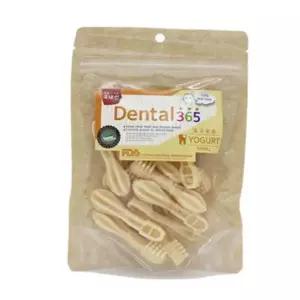 칫솔 모양 강아지 덴탈껌 요구르트맛 150g 애견 간식