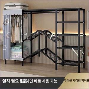 대형 조립식 옷장 스피드랙행거 옷걸이 수납장