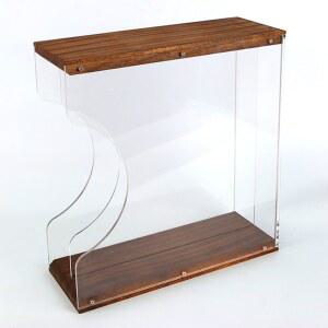 LP수납장 보관함 정리함 엘피판 호두 수납장 진열 검은 엘피 F2