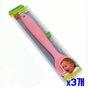 x3개 숟가락 이유식스푼 실리콘 위생적인 육아용품