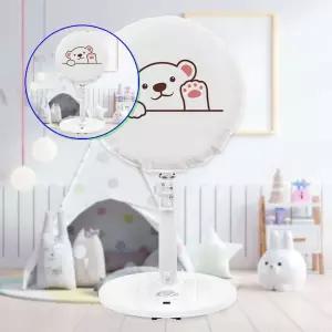 쌍문상회 선풍기망 선풍기커버 안녕북극곰 벽걸이 스탠드 덮개