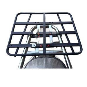 접이식 배달가방 브라켓 거치 받침대 스쿠터 블랙 짐받이 뒷좌석 고정 랙 짐대