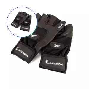 쌍문상회 여성용헬스장갑 가죽헬스장갑 일반형 블랙 운동 철봉 미끄럼방 보호