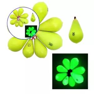 쌍문상회 세정 스페셜 야광추 쭈꾸미 루어 봉돌 실리콘 추 다운샷추 바다낚시 물방울추