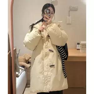 코드그라피 CGP 롱 더플 패딩_베이지