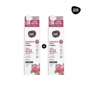 [2개]바디네이처 제모크림 인샤워 올 스킨 레드프루츠_바디용