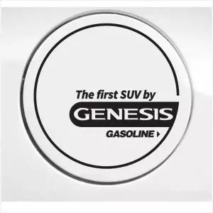 [셀러에이드]D24 제네시스호환 GV80호환 주유구 데칼스티커 레터링스티커