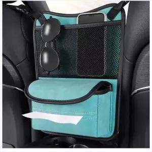 [셀러에이드]D24 차량용 레더쉽 중앙 콘솔포켓 휴지케이스 디자인이이쁜