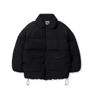 코드그라피 CGP (우먼) 레글런 미드 덕 패딩-블랙