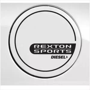 D24 렉스턴호환 스포츠 주유구 데칼스티커 185 주문제작