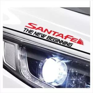 D24 싼타페TM호환 미니 슬로건 데칼스티커 189 주문제작 포인트스티커