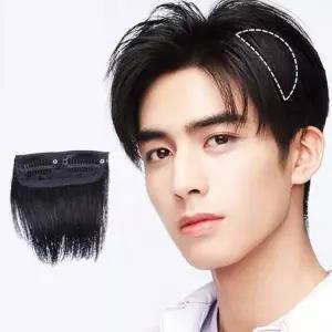 [셀러에이드]남성 붙임머리 미용 옆머리 부분 가발 가발