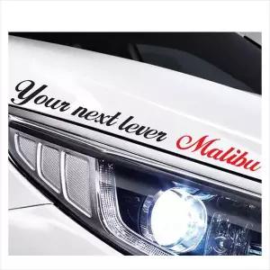 D24 말리부호환 흘림체 슬로건 로고 데칼스티커 레터링스티커