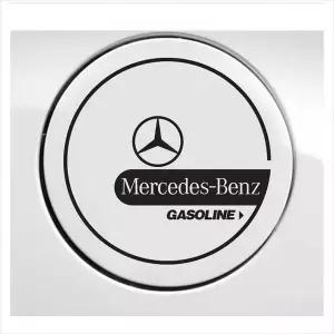 D24 벤츠호환 주유구 데칼스티커 원형 TKIC-03 주문제작 포인트스티커