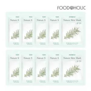 (10매)푸드어홀릭 네이처스킨 티트리 마스크팩