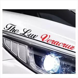 D24 베라크루즈호환 흘림체 슬로건 로고 데칼스티커