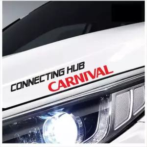 D24 카니발 4세대 슬로건 로고 데칼스티커 레터링스티커 차스티커