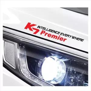 D24 K7호환 프리미어 미니 슬로건 로고 데칼스티커 깔끔한차량스티커
