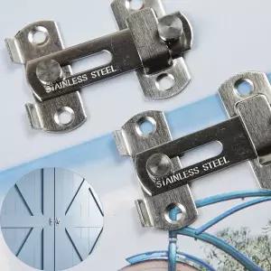 [셀러에이드]탈의실 화장실 원터치 서랍 진열장 도어 잠금 걸쇠 1P