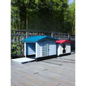 대형견집 하우스 견사 옥외 블루 개집 대형 큰 마당 판넬 실외