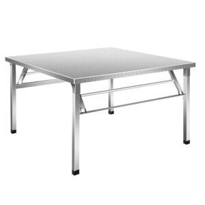 스텐 테이블 탁자 사각테이블 접이식 접이식 길이70폭70높이55 업소용 협탁