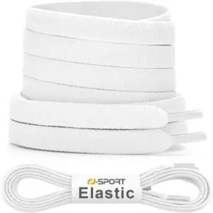 RJ-스포츠 플랫 엘라스틱 신발끈 - 컨버스 하이탑용 5/16인치 단단한 신축성 교체