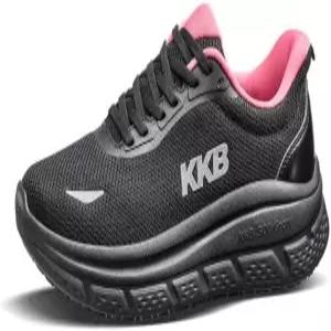 KKB 오일 세이프 그립 미끄럼 방지 작업화 여성용 이지 슬립 워킹화 방수 스니커즈 아치 핏 서포트