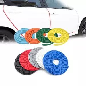 [셀러에이드]D21 도어엣지몰딩 10M 고무망치 스탠재질 도어가드 차보호가드 문콕