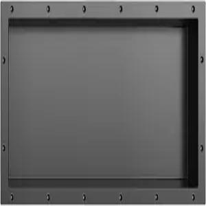 XZETORA 샤워 틈새 SMC 소재 12X28 외부 14X30 벽 타일 선반 블랙 준비 완료