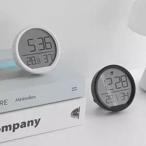 [셀러에이드]히키스 무선 디지털 온습도계 알람 시계 자석 벽걸이