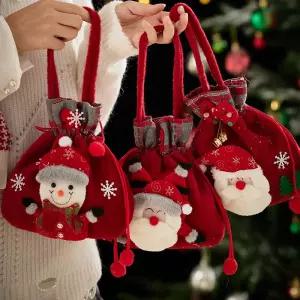 크리스마스 선물 복주머니 선물상자 장식용  크리스마스포장 쿠키포장