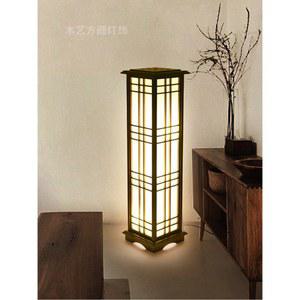 스탠드 우드 바닥 원목 램프 일본 나무 홈스테이 램프