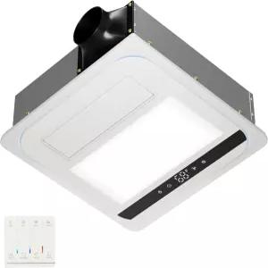 1800W 히터 CCT LED 조명 및 리모컨 난방 환기 송풍을 위한 150 CFM 조용한 천장 선풍기를 갖춘 발리스코