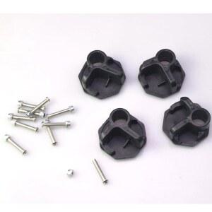 FDXGYH 4개 14mm 캠핑 의자 교체용 발, 접이식 걸상용 나사 수리용 발(블랙)