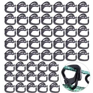 UtySty 50 팩 그늘막 천 클립 플라스틱 잠금 그립 후크 걸이 클램프 버클을 사용하여 햇빛 그물 방지 정원 온실 덮개 메쉬 방수 야외