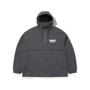 국내매장판 디스커스애슬레틱 로고 아노락 자켓 차콜 550101