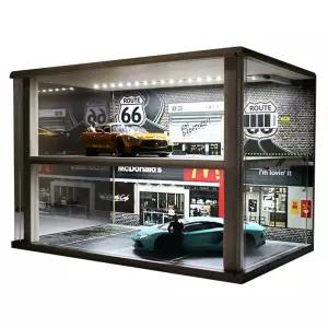 자동차 피규어 보관함 아크릴케이스 주차장 미니카 장식장