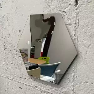 붙이는 아크릴 육각 거울 특대형