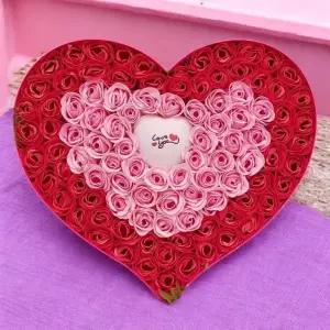 꽃다발 입학식 선물 100송이 장미꽃 꽃비누 선물 비누 축하 꽃풍선 조화 생일 발렌타인데이