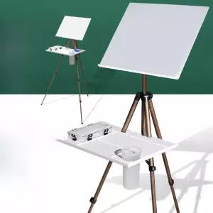 미술 화판 드로잉 보드 이젤 알루미늄 작업대 접이식