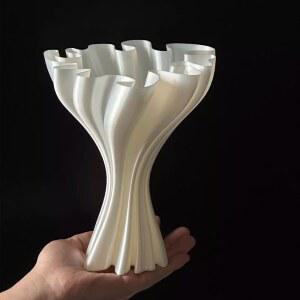 아트 플라워 화병 도구 이동식 질감 화려한 꽃병 클리어 현대적 브로드 라인