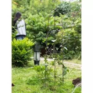 장미 지지대 화단 덩굴 지지대 오벨리스크 철제 가든 아치형 식물
