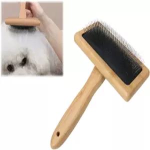 울 카더 바늘 펠팅 도구 만타 브러시 우드 양모용 카딩 용품 고양이 개 섬유용 키트 방적 공예품