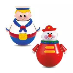 오뚜기인형 톨로 회전오뚝이 아기 장난감 딸랑이 감각발달 (랜덤)