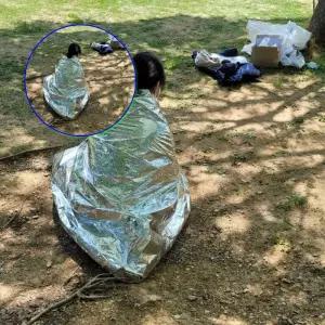 쌍문상회 은박담요 캠핑 등산 비상용 210x130