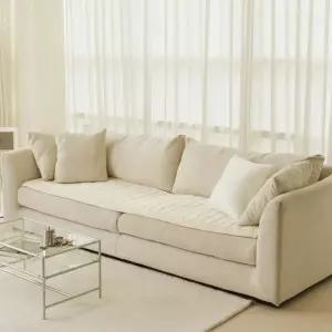 보들한 단모 극세사 쇼파패드 거실러그 미끄럼방지 커버