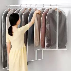 에바 의류 더스트 커버 5개입 정장 옷 보관용 가방 먼지 방지 수납 반투명 옷장 정리 용