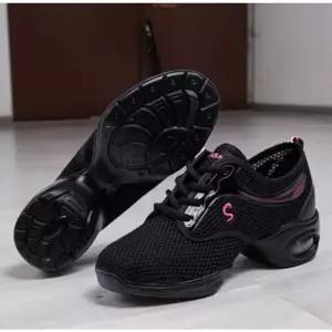 댄스 운동화 에어로빅 편안한 메쉬 쿠션 발바닥 지지력 신발